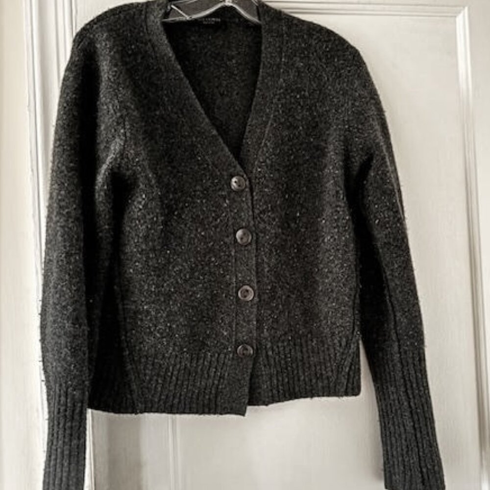 All Saints Wool Blend Cardigan Preppy Minimalist Classic Granpacore